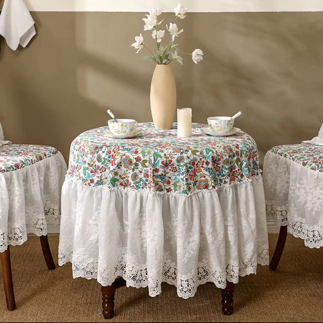 Кружевная вышитая скатерть, хлопковая круглая Европейская пасторальная Высококачественная скатерть в стиле INS, квадратная скатерть
Кружевная вышитая скатерть, хлопковая круглая Европейская пасторальная Высококачественная скатерть в стиле INS, квадратная скатерть