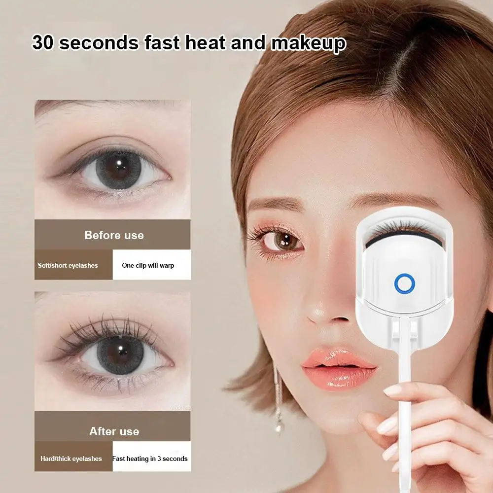 Sdotter Electric Heated Eyelash Curler Fast Long-Lasting Curl Electric Eye Lash Perm Eyelashes Clip Eyelash Curler Device Makeup
Sdotter Electric Heated Eyelash Curler Fast Long-Lasting Curl Electric Eye Lash Perm Eyelashes Clip Eyelash Curler Device Makeup
