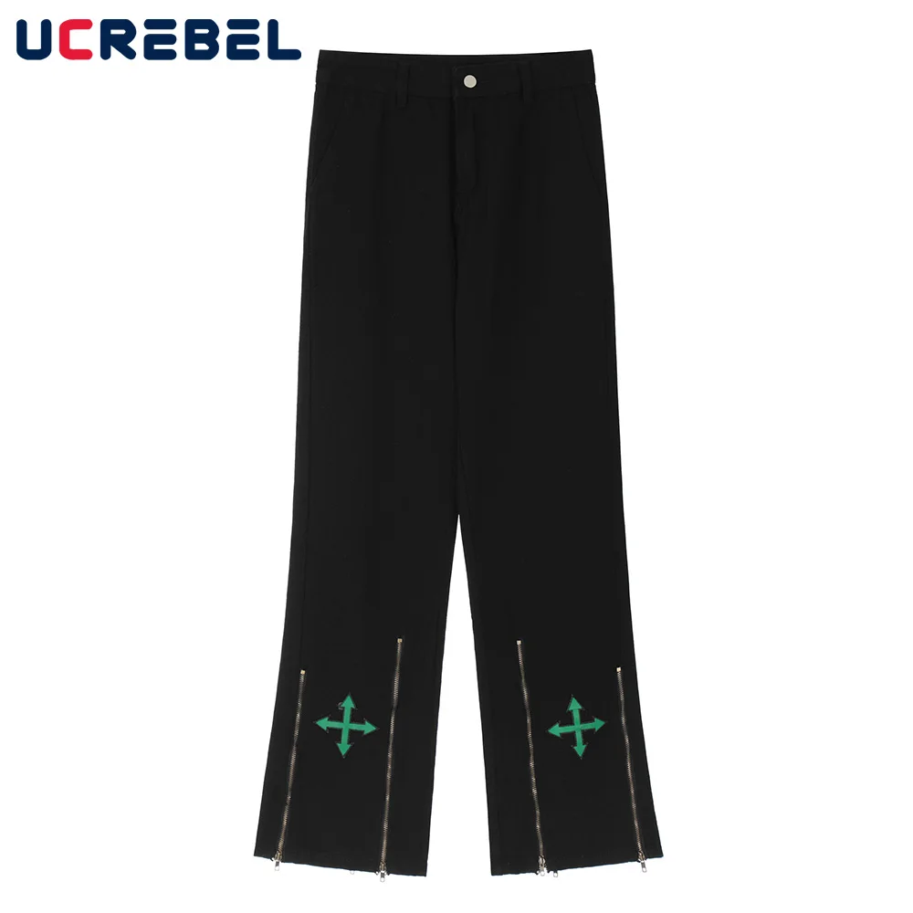 Cross Denim Pants Mens High Street Hem Zipper Casual Straight-leg Pants Streetwea Patch Jeans Men
Cross Denim Pants Mens High Street Hem Zipper Casual Straight-leg Pants Streetwea Patch Jeans Men