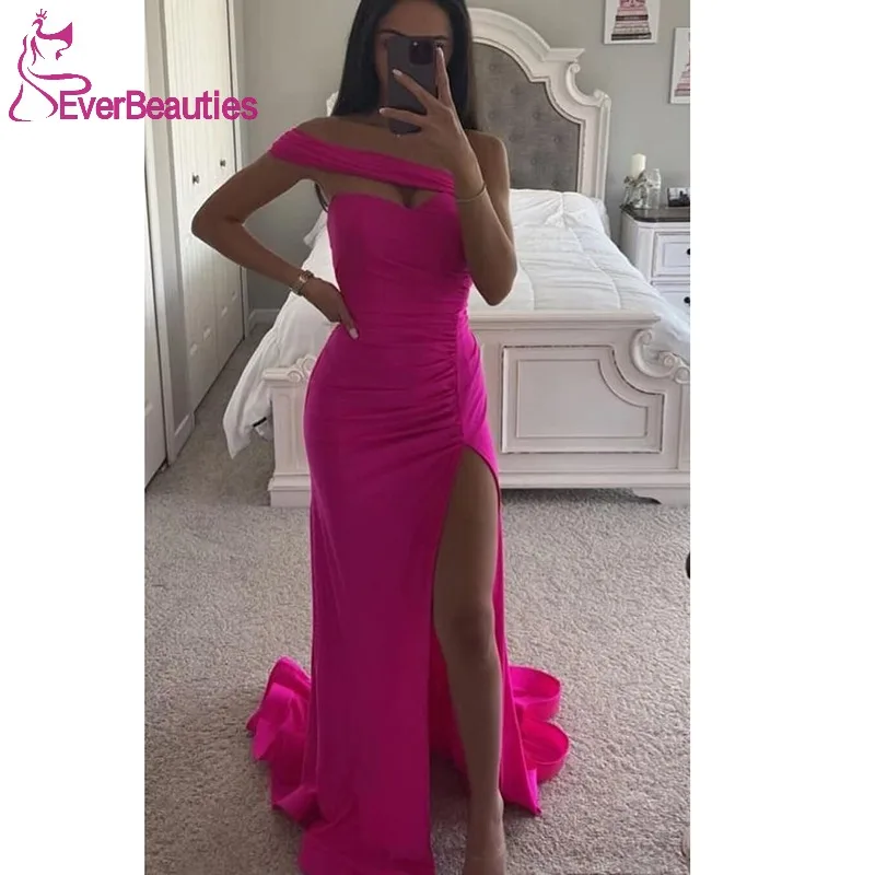 Mermaid Prom Dresses Long with Side Slit Simple Cocktail Party Gowns Evening Maxi Dresses Off Shoulder Formal Gowns for Women
Mermaid Prom Dresses Long with Side Slit Simple Cocktail Party Gowns Evening Maxi Dresses Off Shoulder Formal Gowns for Women