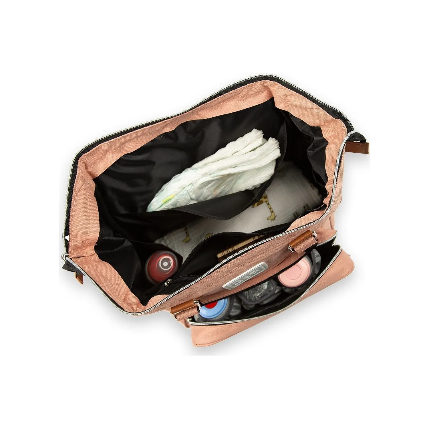 Bagmori Powder Baby Bag Printed Mother Baby Care Backpack Multi Function Bag Maternity Nappy Bag for Travel Large and Waterproof
Bagmori Powder Baby Bag Printed Mother Baby Care Backpack Multi Function Bag Maternity Nappy Bag for Travel Large and Waterproof