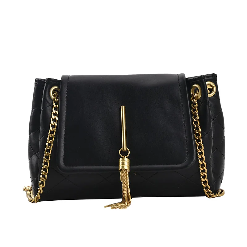 Women's Handbags Luxury Female Bags High Quality PU Leather Chains Shoulder Bags Tassel Crossbody Messenger Bags Classic Packs
Women's Handbags Luxury Female Bags High Quality PU Leather Chains Shoulder Bags Tassel Crossbody Messenger Bags Classic Packs