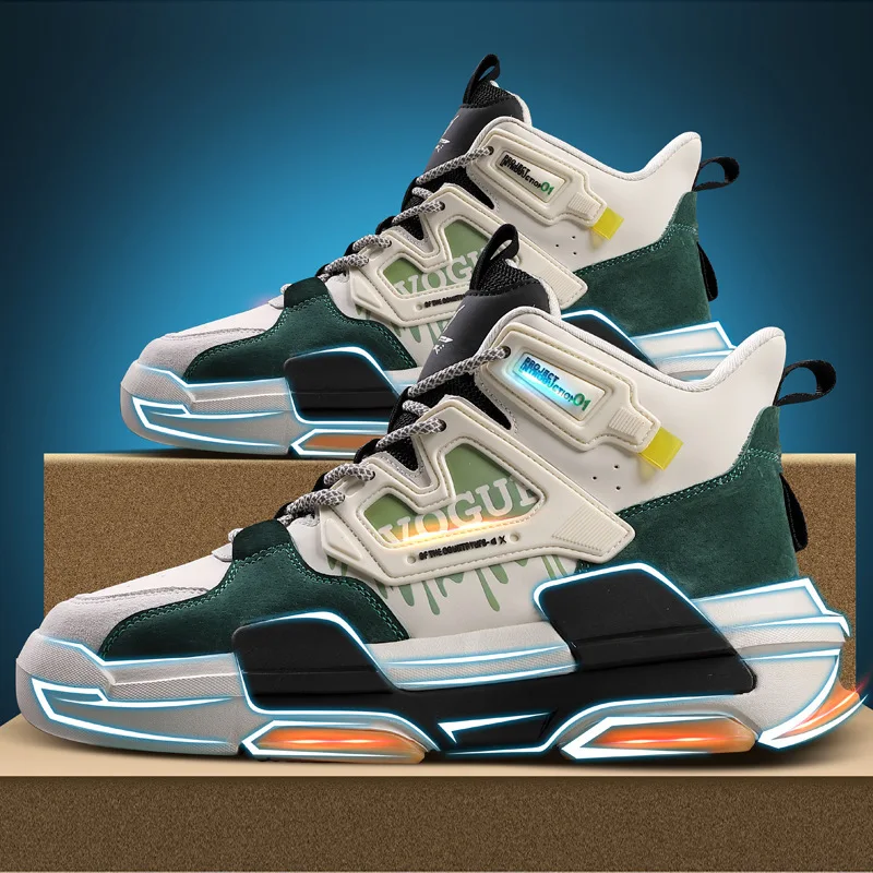 Shoes Men High Quality Basketball Shoes Male Light Outdoor Casual Sneakers Breathable Sports Running Shoes Male Tide Boots
Shoes Men High Quality Basketball Shoes Male Light Outdoor Casual Sneakers Breathable Sports Running Shoes Male Tide Boots