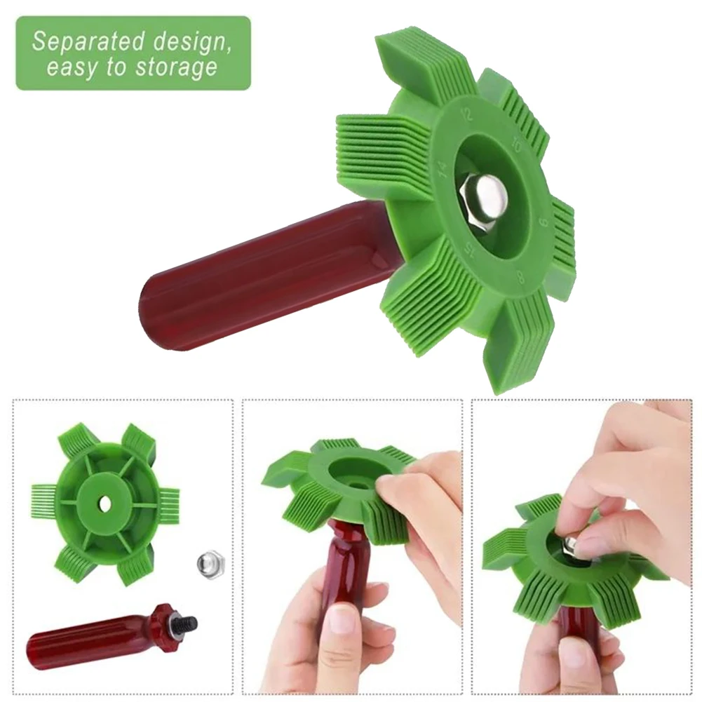 Brand New Fin Comb Tool Accessories Air Conditioner Brush Clean Tool Comb Set Condenser Fin Repair Plastic + Metal
Brand New Fin Comb Tool Accessories Air Conditioner Brush Clean Tool Comb Set Condenser Fin Repair Plastic + Metal