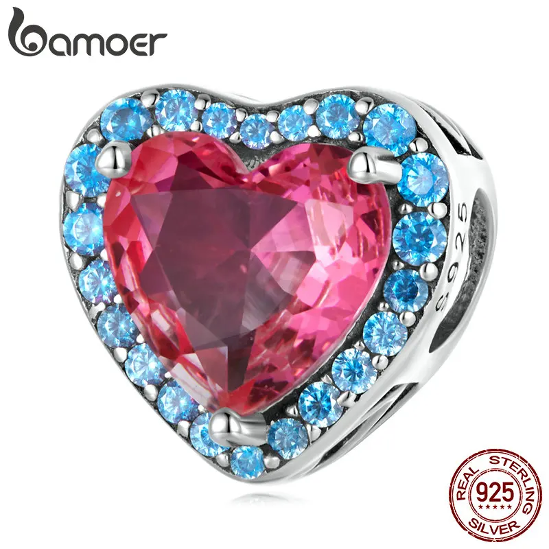 Bamoer 925 пробы Серебряный контрастный цвет сердце Шарм подходит для DIY изготовления браслет и браслет блестящая красная подвеска в виде больш...
Bamoer 925 пробы Серебряный контрастный цвет сердце Шарм подходит для DIY изготовления браслет и браслет блестящая красная подвеска в виде больш...