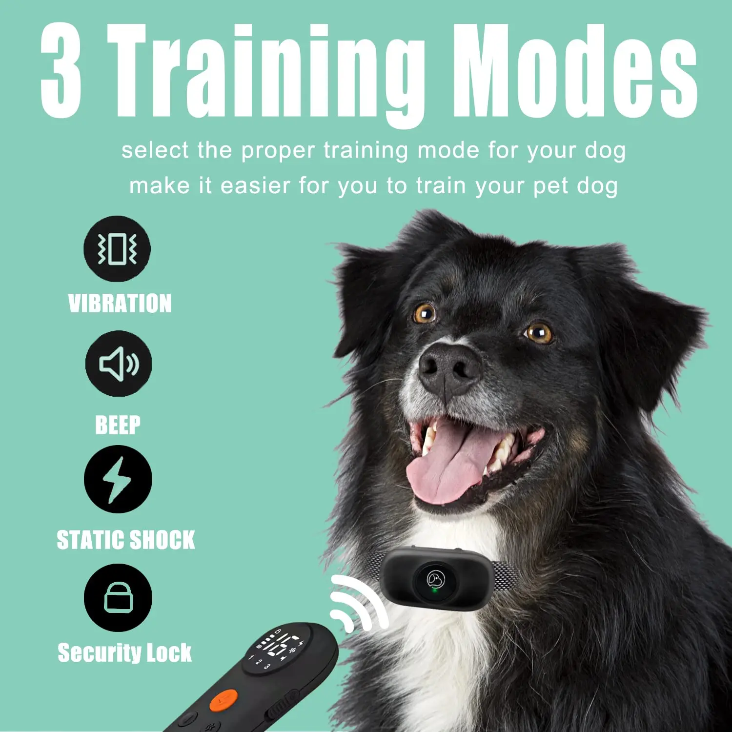 1640Ft Dog Training Collar with Remote Anti-Bark Shock Collar Vibration Tiny 4 Models Remote Shock PET Waterproof Trainer
1640Ft Dog Training Collar with Remote Anti-Bark Shock Collar Vibration Tiny 4 Models Remote Shock PET Waterproof Trainer