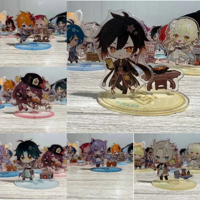 Popular Game Anime Genshin Impact Stand Card Acrylic Figure Zhongli Hutao Xiao Model Kawaii Desk Decor Fans Collection Prop Gift
Popular Game Anime Genshin Impact Stand Card Acrylic Figure Zhongli Hutao Xiao Model Kawaii Desk Decor Fans Collection Prop Gift