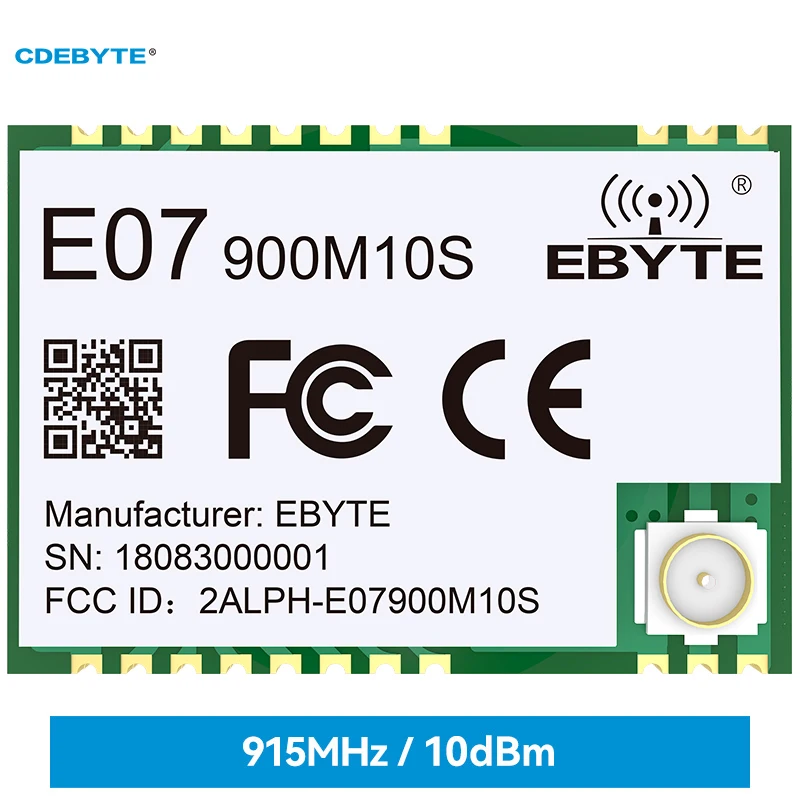 5PCS E07-900M10S CC1101 Wireless RF Transmitter SPI 10dBi 1.5km CDEBYTE IPEX Stamp Hole Logic ICs SMD DIY Electronic Module IoT
5PCS E07-900M10S CC1101 Wireless RF Transmitter SPI 10dBi 1.5km CDEBYTE IPEX Stamp Hole Logic ICs SMD DIY Electronic Module IoT