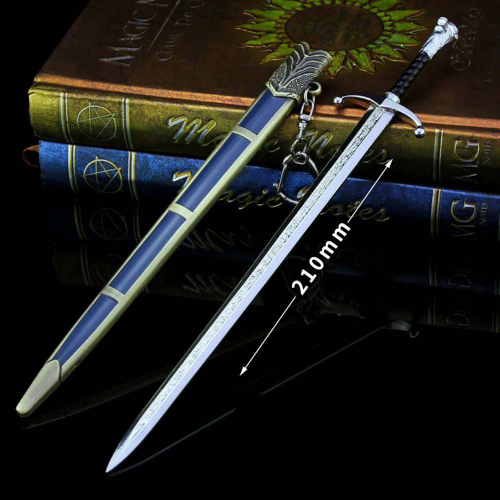 21cm Longclaw Sword GOT Jon Snow Game American Drama Peripheral Metal Cold Weapon Model of Thrones Ornament Craft Boy Collection
21cm Longclaw Sword GOT Jon Snow Game American Drama Peripheral Metal Cold Weapon Model of Thrones Ornament Craft Boy Collection
