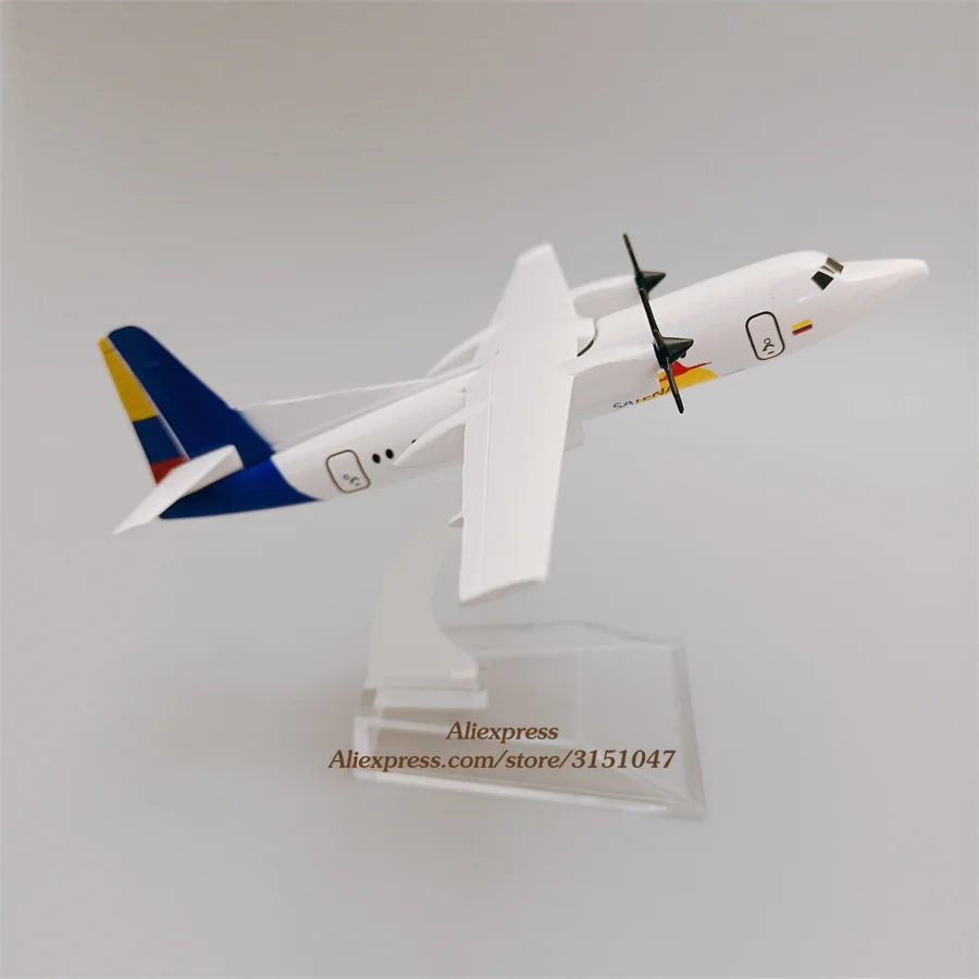 16cm Alloy Metal Colombia Air SATENA FOKKER FOK F50 Airlines Diecast Airplane Model FOK F-50 Airways Plane Model Aircraft Toys
16cm Alloy Metal Colombia Air SATENA FOKKER FOK F50 Airlines Diecast Airplane Model FOK F-50 Airways Plane Model Aircraft Toys