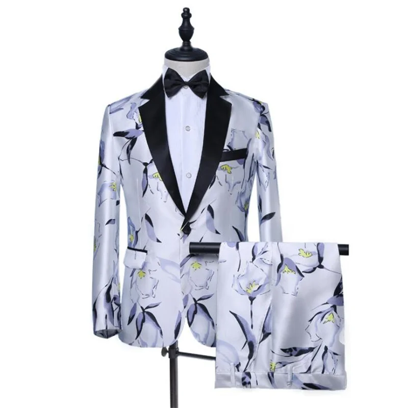 Erkek takim elbise blazer men printing suit set pants mens wedding suits costume singer star style stage clothing formal dress
Erkek takim elbise blazer men printing suit set pants mens wedding suits costume singer star style stage clothing formal dress