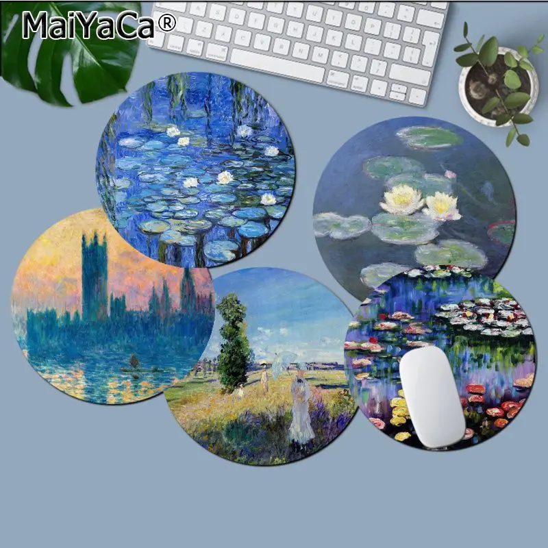 Monet Oil Painting 22x22cm Round Office Computer Desk Mat Table Keyboard Big Mouse Pad Laptop Cushion Non-slip Desk Accessories
Monet Oil Painting 22x22cm Round Office Computer Desk Mat Table Keyboard Big Mouse Pad Laptop Cushion Non-slip Desk Accessories