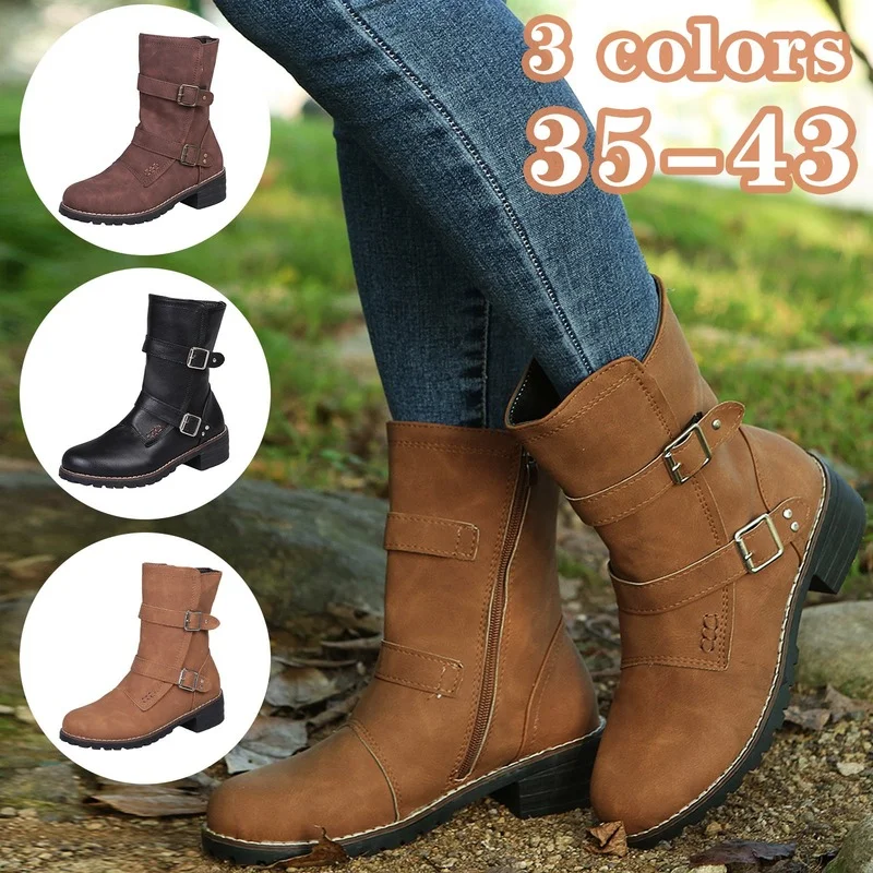 Женские кожаные ботинки на платформе, ботинки с металлической пряжкой и средним рукавом, Кожаные женские ботильоны, модная теплая зимняя об...
Женские кожаные ботинки на платформе, ботинки с металлической пряжкой и средним рукавом, Кожаные женские ботильоны, модная теплая зимняя об...