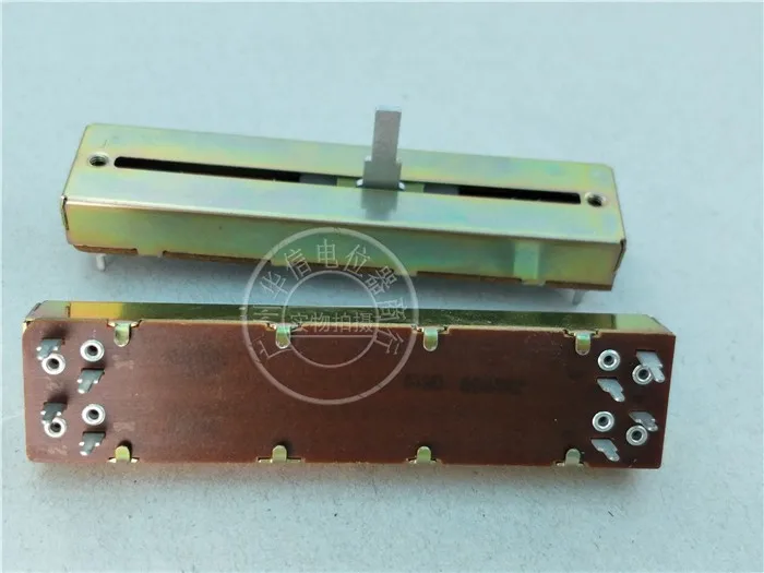 Alps dual potentiometer B50k with tap 8.8 cm potentiometer 15C 8 pin made in Japan
Alps dual potentiometer B50k with tap 8.8 cm potentiometer 15C 8 pin made in Japan