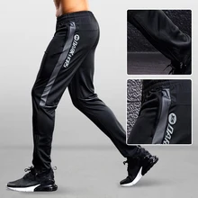 Men Sport Pants Running Pants With Zipper Pockets Soccer Training Jogging Sports Trousers Fitness Football Leggings Sweatpants