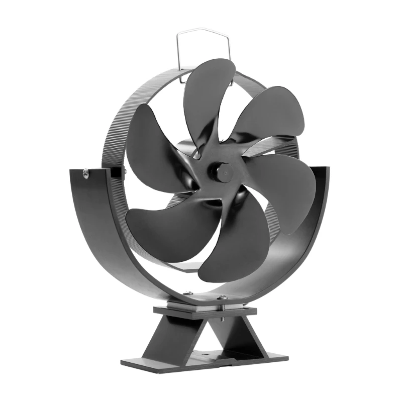 6 Blade Heat Powered Stove Fan Black Fireplace Fan Wood Stove Eco-Friendly Quiet Home Fireplace Fan Heat Distribution
6 Blade Heat Powered Stove Fan Black Fireplace Fan Wood Stove Eco-Friendly Quiet Home Fireplace Fan Heat Distribution