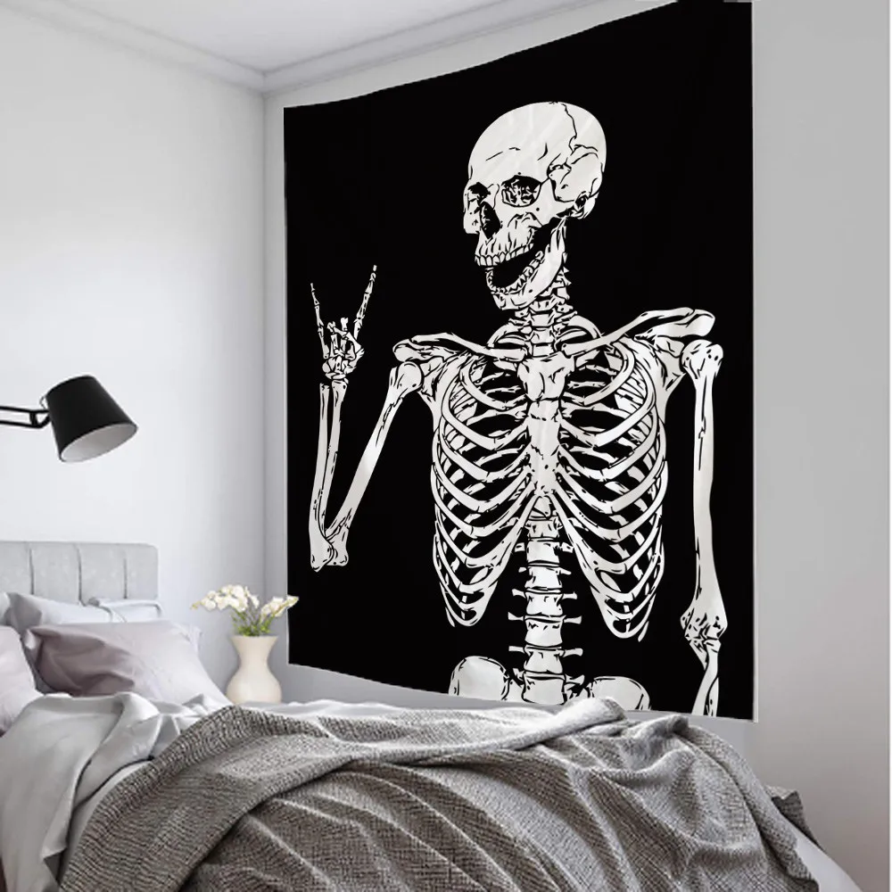Simple Skull printing big wall mounted cheap hippie wall hanging bohemian wall tapestry mandala wall art decoration 
Simple Skull printing big wall mounted cheap hippie wall hanging bohemian wall tapestry mandala wall art decoration