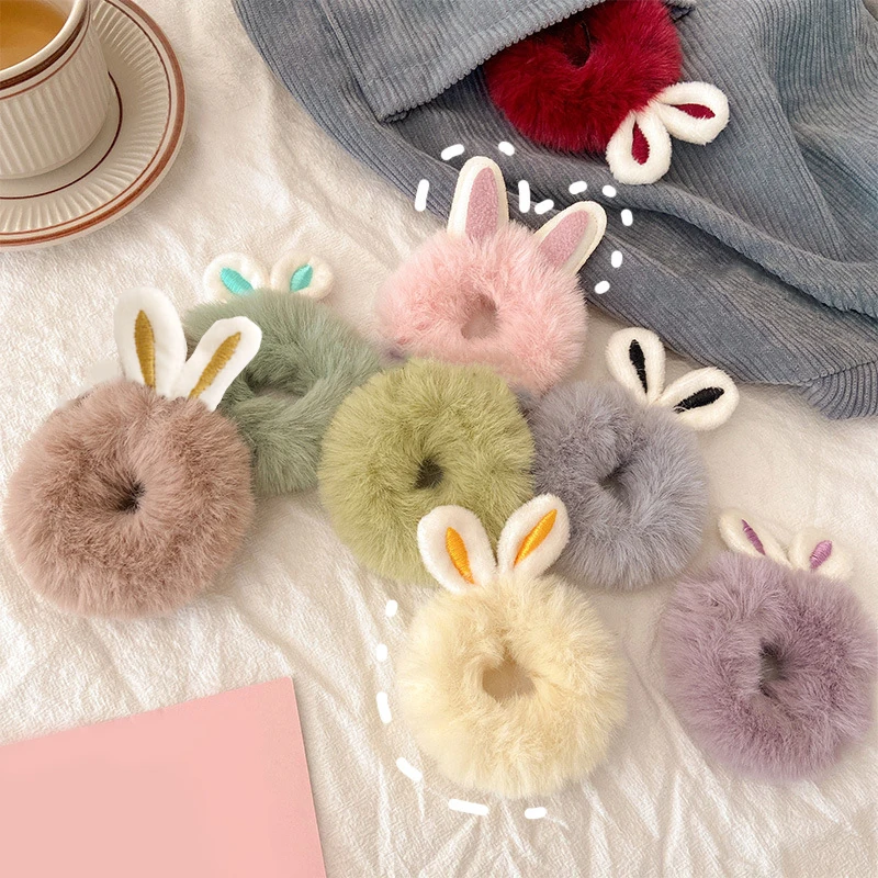 Lovely Girl's Flurry Hair Rope Rabbit Ears Elastic Ponytail Holders Rubble Band Colorful Hair Accessories Gifts Fashion
Lovely Girl's Flurry Hair Rope Rabbit Ears Elastic Ponytail Holders Rubble Band Colorful Hair Accessories Gifts Fashion