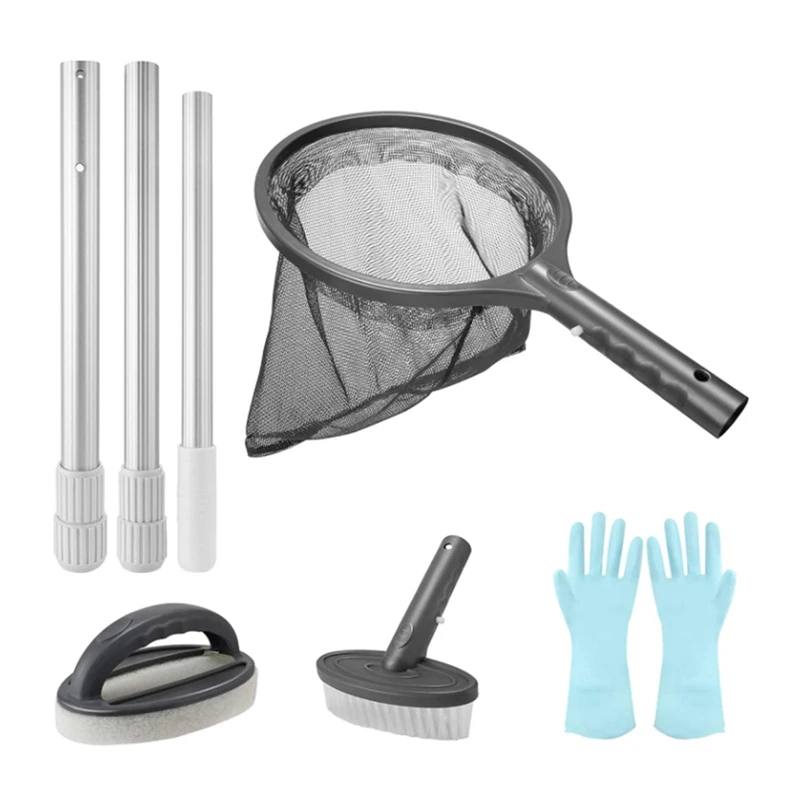 Pool Cleaning Kit,Hot Tub Accessories Pool Skimmer Net Attachment With Gloves,For Cleaning Swimming Pool Hot Tub,Spa,Etc
Pool Cleaning Kit,Hot Tub Accessories Pool Skimmer Net Attachment With Gloves,For Cleaning Swimming Pool Hot Tub,Spa,Etc