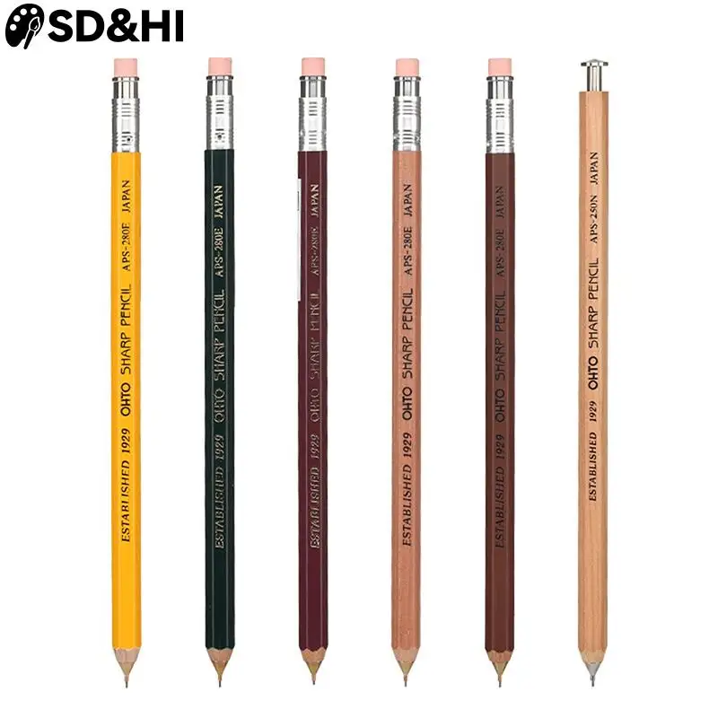 1pc Japan Hexagon Wood Mechanical Pencil 0.5mm Lead Japanese Stationery Crayon Kawaii Pencil School Student Office Supplies
1pc Japan Hexagon Wood Mechanical Pencil 0.5mm Lead Japanese Stationery Crayon Kawaii Pencil School Student Office Supplies