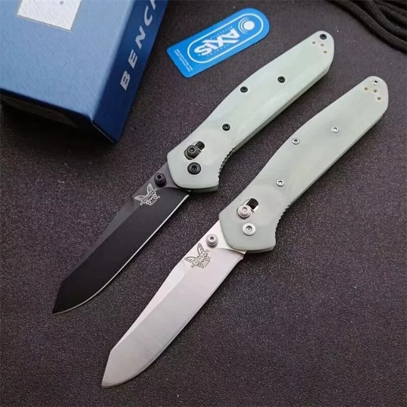 New G10 Handle Tactical Folding Knife Benchmade 940 Outdoor Camping Military Knives Security Defense Pocket EDC Tool
New G10 Handle Tactical Folding Knife Benchmade 940 Outdoor Camping Military Knives Security Defense Pocket EDC Tool