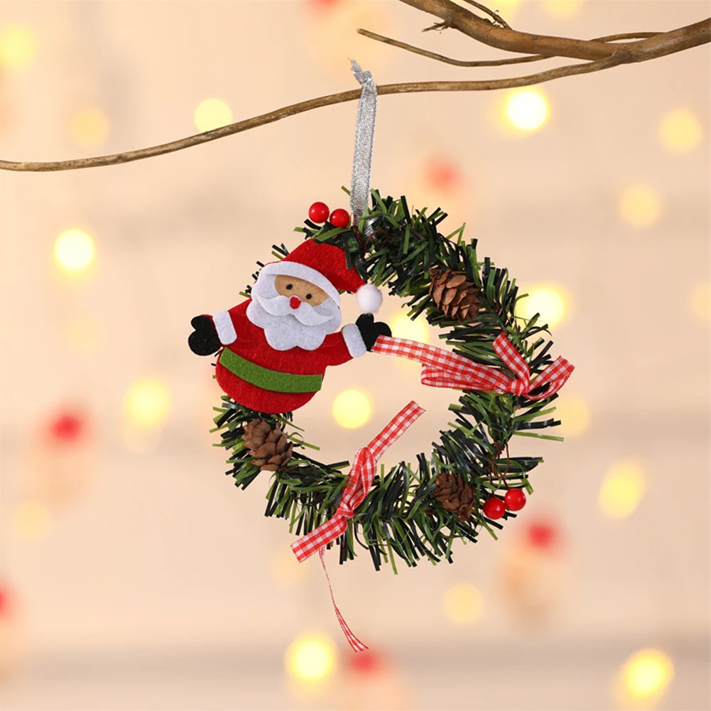 Mini Christmas Wreath Handmade Wall Hanging Wall Door Decoration Garland Ornament Xmas Navidad Natal New Year 2023
Mini Christmas Wreath Handmade Wall Hanging Wall Door Decoration Garland Ornament Xmas Navidad Natal New Year 2023
