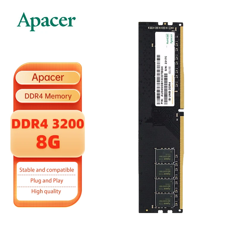 Apacer классический стандартный DDR4 8 Гб 16 Гб 2666 3200 настольный компьютер высокочастотная Память DDR4 2666 стандарт 8 Гб
Apacer классический стандартный DDR4 8 Гб 16 Гб 2666 3200 настольный компьютер высокочастотная Память DDR4 2666 стандарт 8 Гб
