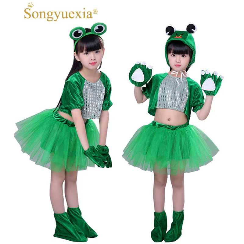 Songyuexia Children adpole Small Jump Frog Small Frog Cartoon Animal Dance Costumes Stage Jazz Modern Cheerleading clothes
Songyuexia Children adpole Small Jump Frog Small Frog Cartoon Animal Dance Costumes Stage Jazz Modern Cheerleading clothes