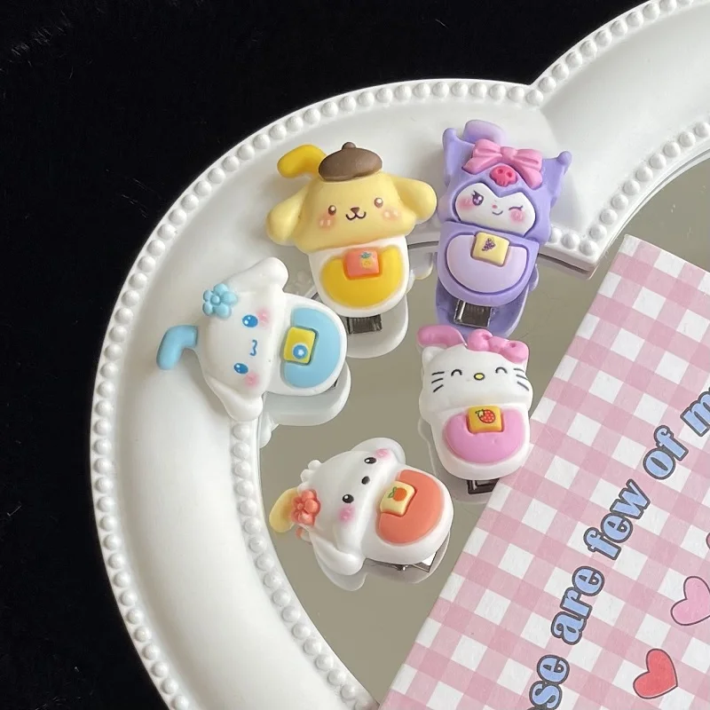 2Pcs Kawaii My Melody Hello Kitty Sanrio Hair Accessories Anime Cinnamoroll Kuromi Sweet Cute Cartoon Hairpin Toy for Girls
2Pcs Kawaii My Melody Hello Kitty Sanrio Hair Accessories Anime Cinnamoroll Kuromi Sweet Cute Cartoon Hairpin Toy for Girls