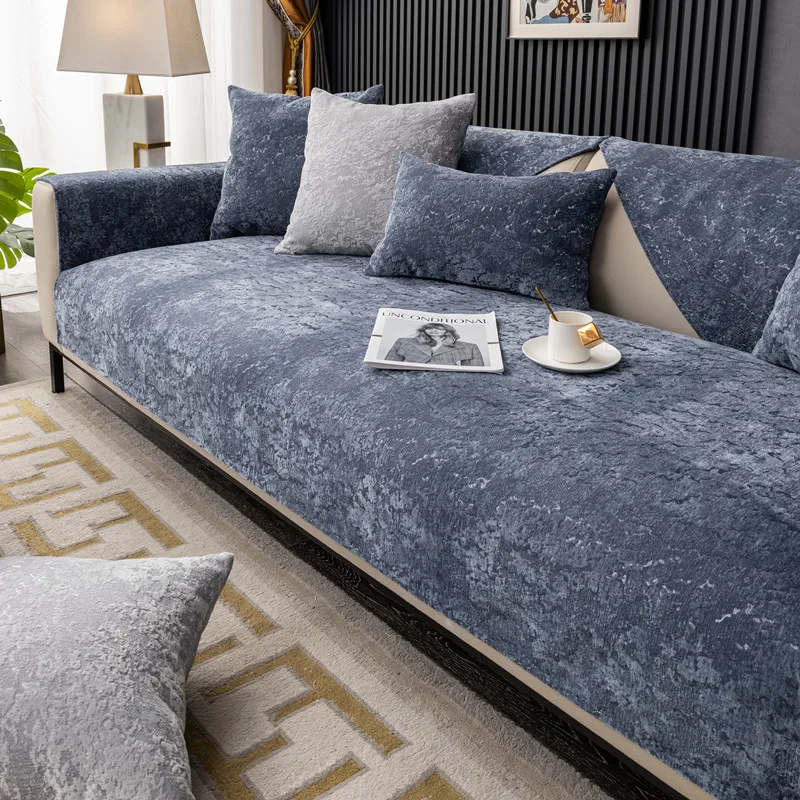 High-grade Bronzing Black Leather Sofa Cover Cushion Modern Non-slip Anti Cat Dog Chair Pad Satin Edging Recliner Cover Towel
High-grade Bronzing Black Leather Sofa Cover Cushion Modern Non-slip Anti Cat Dog Chair Pad Satin Edging Recliner Cover Towel