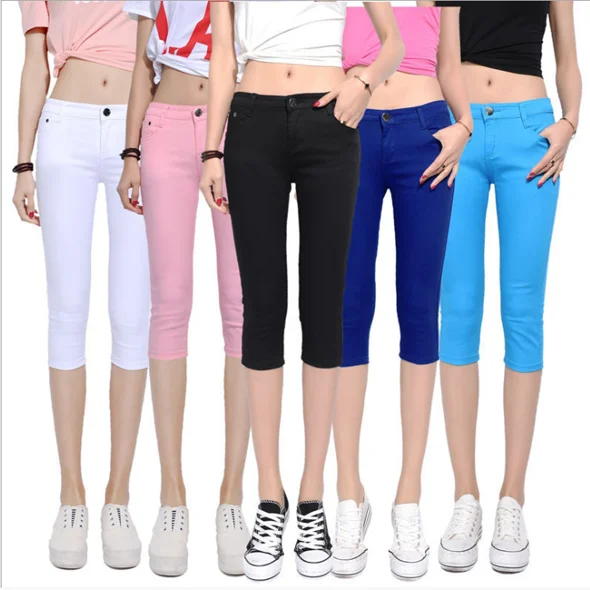 2023 Women Summer Fashion Candy Colors Slim Pantalones Female High Waist Pockets Capris Ladies Cropped Pencil Trousers R20
2023 Women Summer Fashion Candy Colors Slim Pantalones Female High Waist Pockets Capris Ladies Cropped Pencil Trousers R20