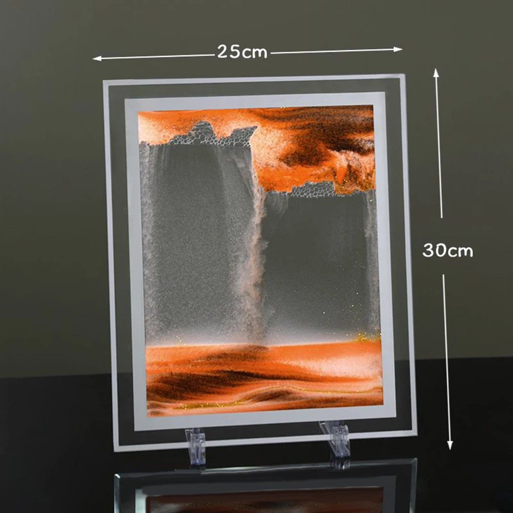 None Stands Dynamic Sand Picture None Glass Green Motion Moving Picture Purple Sandscape Square Yellow 25*30cm
None Stands Dynamic Sand Picture None Glass Green Motion Moving Picture Purple Sandscape Square Yellow 25*30cm
