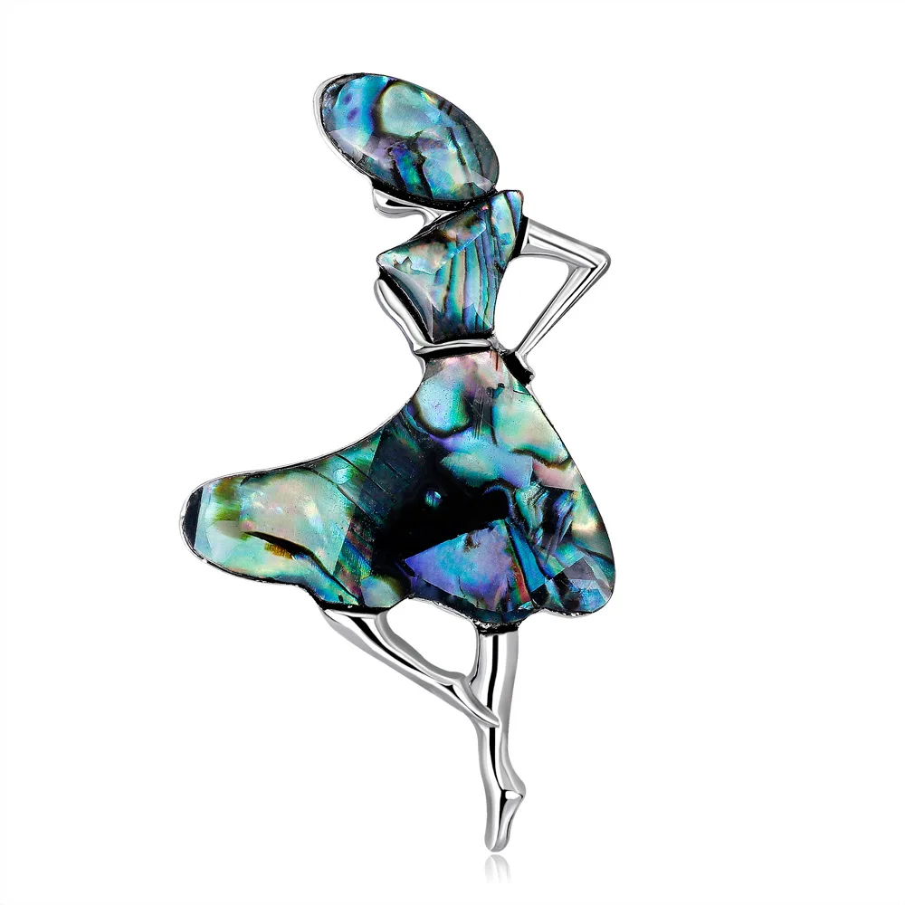 TULX Natural Abalone Shell Ballet Dancing Girl Brooches for Women Dance Figure Brooch Pins Dress Clothes Accessories Jewelry
TULX Natural Abalone Shell Ballet Dancing Girl Brooches for Women Dance Figure Brooch Pins Dress Clothes Accessories Jewelry