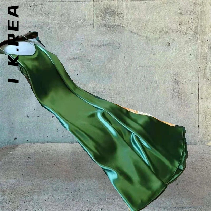 I K.Rea Dress Women New Slim Robe Soft Silk Dress Long Satin Slip Dress Spaghetti Strap Party Dress Female Vestidos Dress Woman
I K.Rea Dress Women New Slim Robe Soft Silk Dress Long Satin Slip Dress Spaghetti Strap Party Dress Female Vestidos Dress Woman