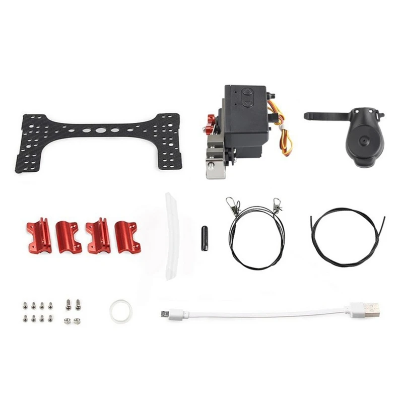 Quick Release Airdrop Thrower Kit Delivery System for dji Phantom 4 for Fishing Bait Wedding Proposal Ring Gift Life Rescue
Quick Release Airdrop Thrower Kit Delivery System for dji Phantom 4 for Fishing Bait Wedding Proposal Ring Gift Life Rescue