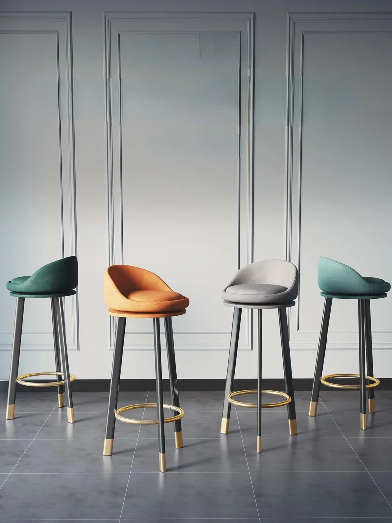 GY Nordic Bar Stool Home Rotating Backrest a High Stool Modern Minimalist Chair High Stool Bar Chair Light Luxury Bar Stool
GY Nordic Bar Stool Home Rotating Backrest a High Stool Modern Minimalist Chair High Stool Bar Chair Light Luxury Bar Stool