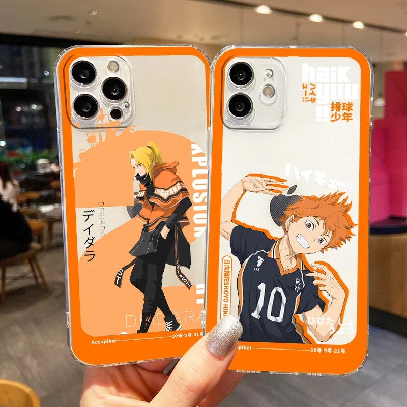 Japanese Anime Volleyball Phone Case For Apple iPhone 14 13 12 11 Mini XS XR X Pro MAX 8 7 6 Plus SE 2020 Transparent Cover
Japanese Anime Volleyball Phone Case For Apple iPhone 14 13 12 11 Mini XS XR X Pro MAX 8 7 6 Plus SE 2020 Transparent Cover