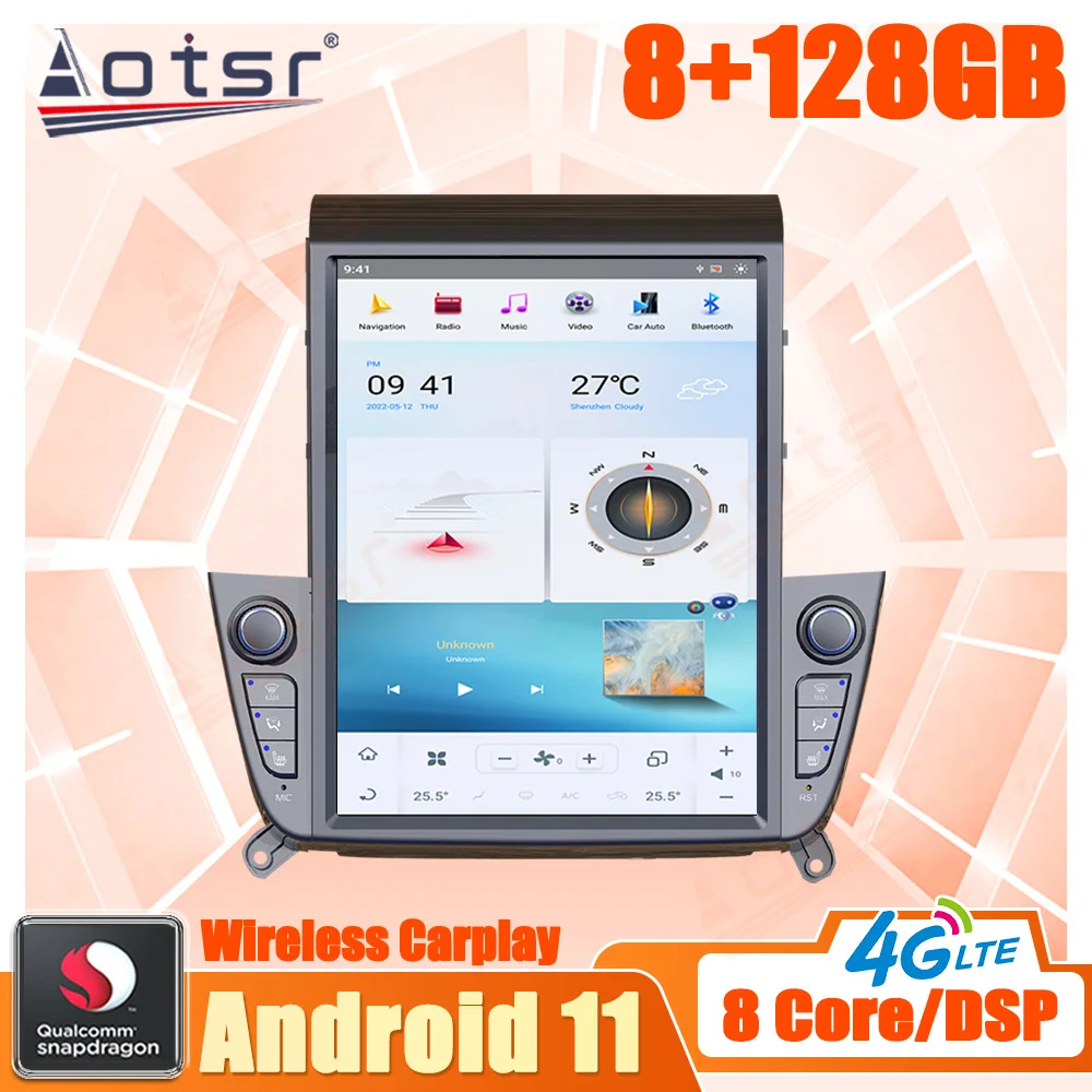 Автомагнитола 128G Android 11 для Hyundai IX35 2018 2019 2020, мультимедийный проигрыватель, стереопроигрыватель с GPS Навигатором, головное устройство Qualcomm ...
Автомагнитола 128G Android 11 для Hyundai IX35 2018 2019 2020, мультимедийный проигрыватель, стереопроигрыватель с GPS Навигатором, головное устройство Qualcomm ...
