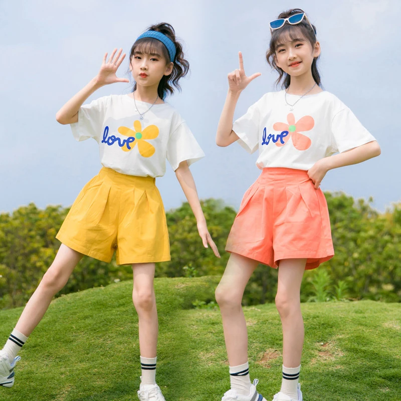Girls Summer Clothing Sets 2022 New Kids White Printed T-Shirt Shorts Sports Two Piece Suit 14 Y Children Girl Boutique Outfits
Girls Summer Clothing Sets 2022 New Kids White Printed T-Shirt Shorts Sports Two Piece Suit 14 Y Children Girl Boutique Outfits