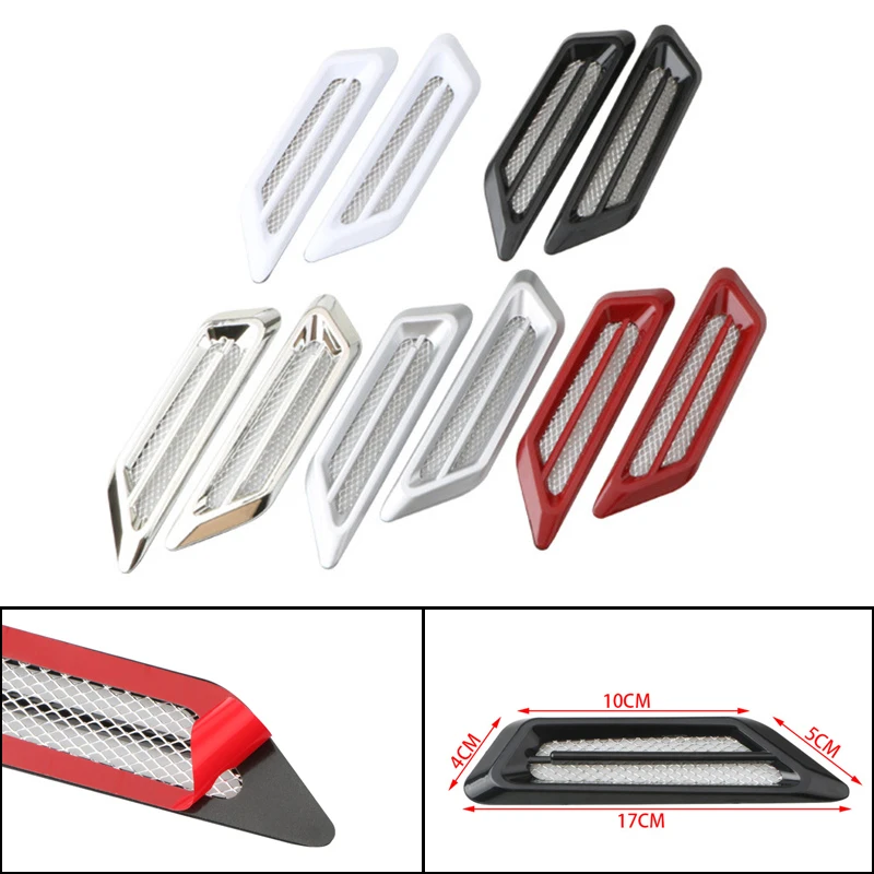 2 шт./компл. Автомобильная боковая вентиляция потока воздуха для крыла отверстия