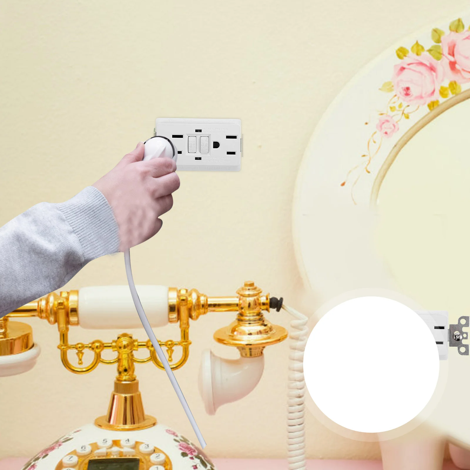 Electrical Outlets Socket 15 Amp Gfci Outdoor Household Accessories Standard White
Electrical Outlets Socket 15 Amp Gfci Outdoor Household Accessories Standard White