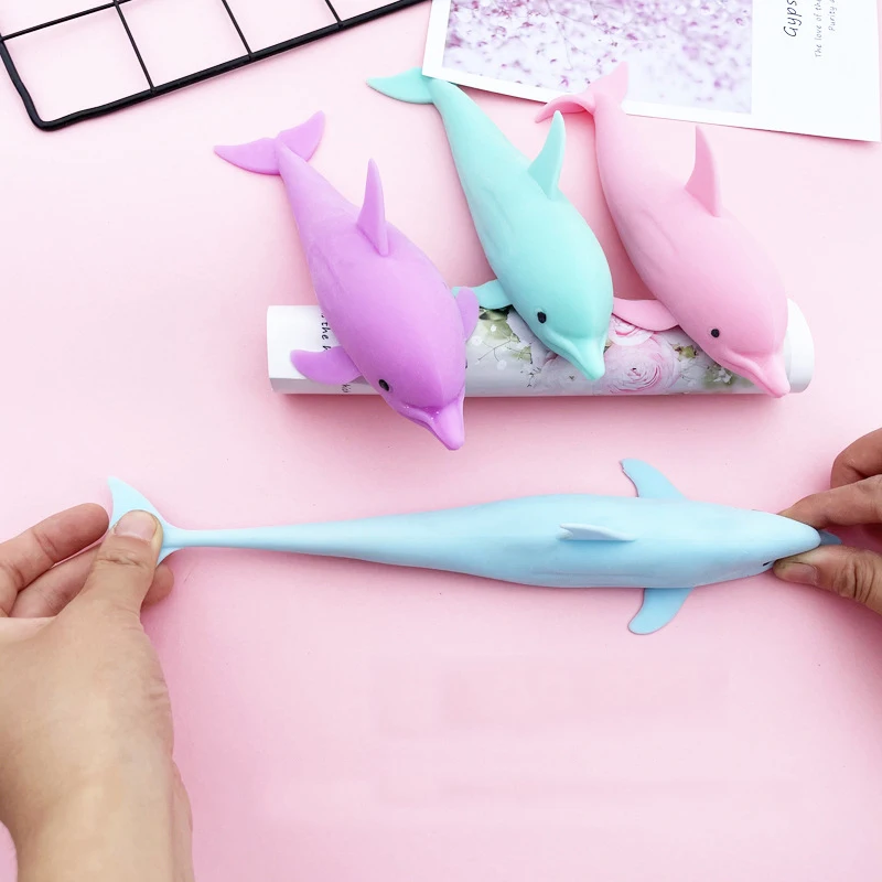 Soft Sensory Fidget Toys Squeeze Vent Dolphin Toy For Children To Relax Anti-stress Hand Cute Fish Figit Decompression Toy
Soft Sensory Fidget Toys Squeeze Vent Dolphin Toy For Children To Relax Anti-stress Hand Cute Fish Figit Decompression Toy