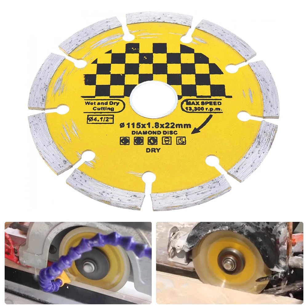 1PC 115mm Diamond Dry Cutting Disc Circular Saw Blade Cutting Blade For Marble Granite Concrete Ceramic Cutting Tool
1PC 115mm Diamond Dry Cutting Disc Circular Saw Blade Cutting Blade For Marble Granite Concrete Ceramic Cutting Tool