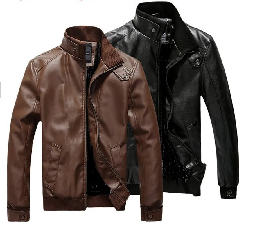 2022 Men's Casual Leather Coat Korean Version Motorcycle Pu Coat Leather Jacket Fashion Slim Stand Collar Men's Leather Jacket
2022 Men's Casual Leather Coat Korean Version Motorcycle Pu Coat Leather Jacket Fashion Slim Stand Collar Men's Leather Jacket