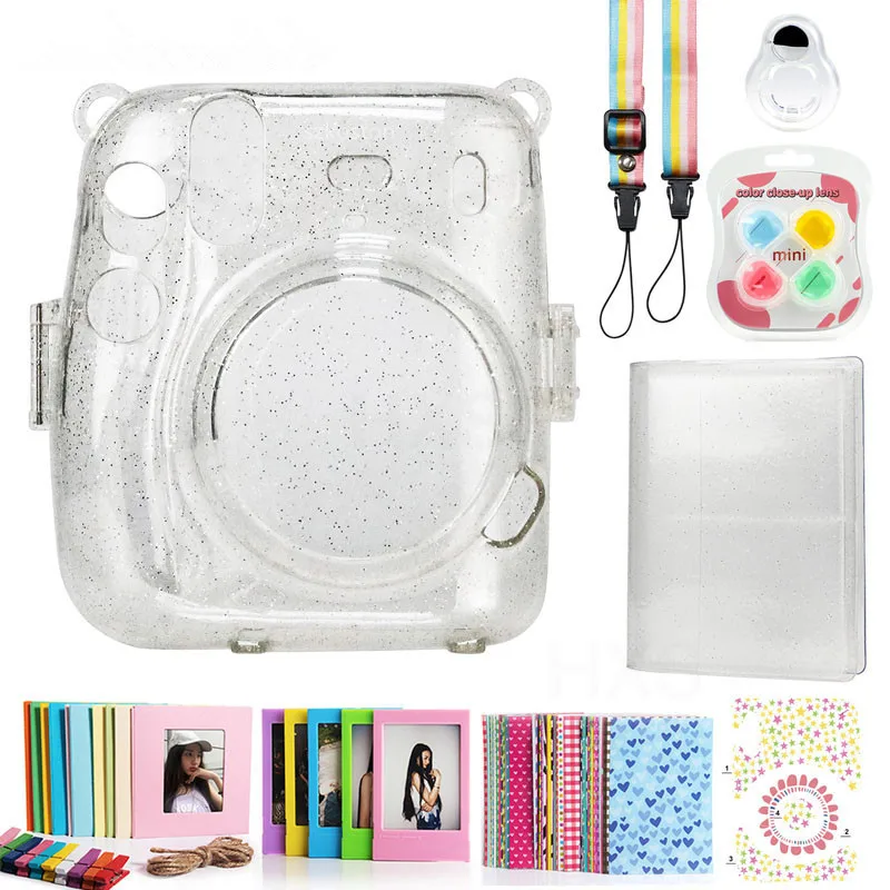 for Fujifilm Instax Mini 11 Camera Accessories Bundle Kit Shoulder Strap Bag Case Photo Album Film Frame Filters Selfie Lens
for Fujifilm Instax Mini 11 Camera Accessories Bundle Kit Shoulder Strap Bag Case Photo Album Film Frame Filters Selfie Lens