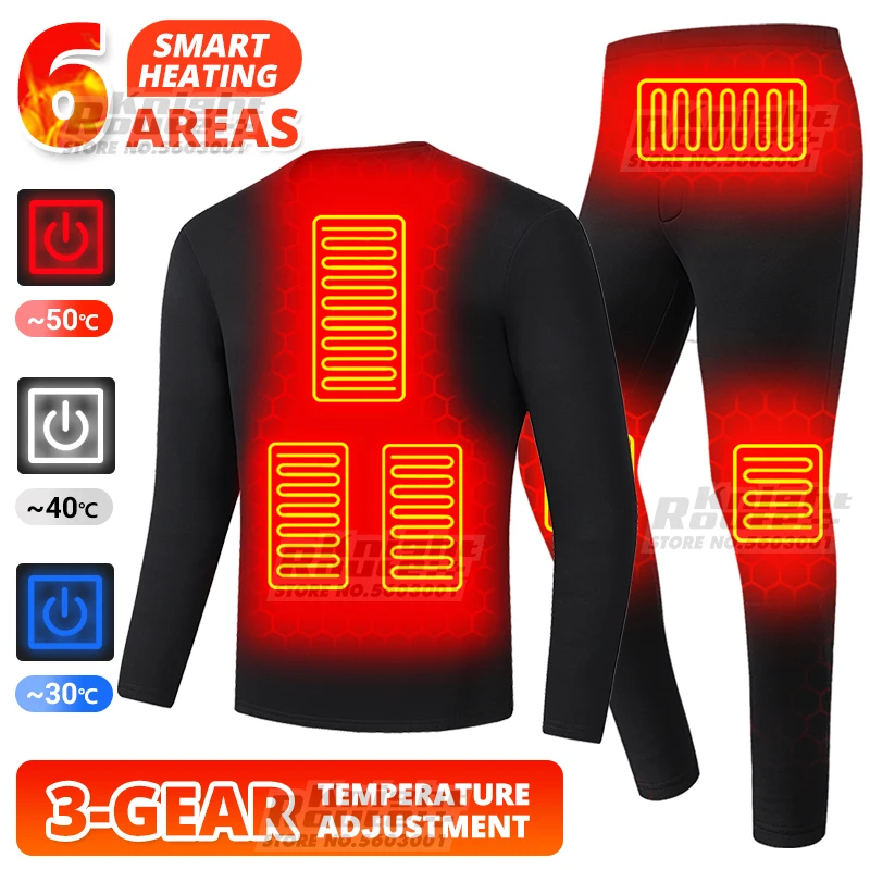 Winter Thermal Underwear Men Electric Heated Underwear Men Men's Ski Suit USB Battery Powered Heating Fleece Long Thermal Johns
Winter Thermal Underwear Men Electric Heated Underwear Men Men's Ski Suit USB Battery Powered Heating Fleece Long Thermal Johns
