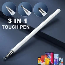 3 in 1 Stylus Pen For Tablet Phone Touch Pen For Android iOS Screen Pen For Xiaomi Samsung Lenovo iPad Apple Pencil