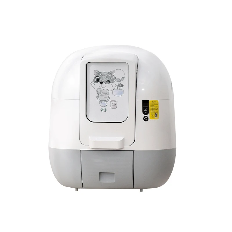 Hot sale plastic pet fully enclosed large pet cleaning smart cat litter box toilet
Hot sale plastic pet fully enclosed large pet cleaning smart cat litter box toilet