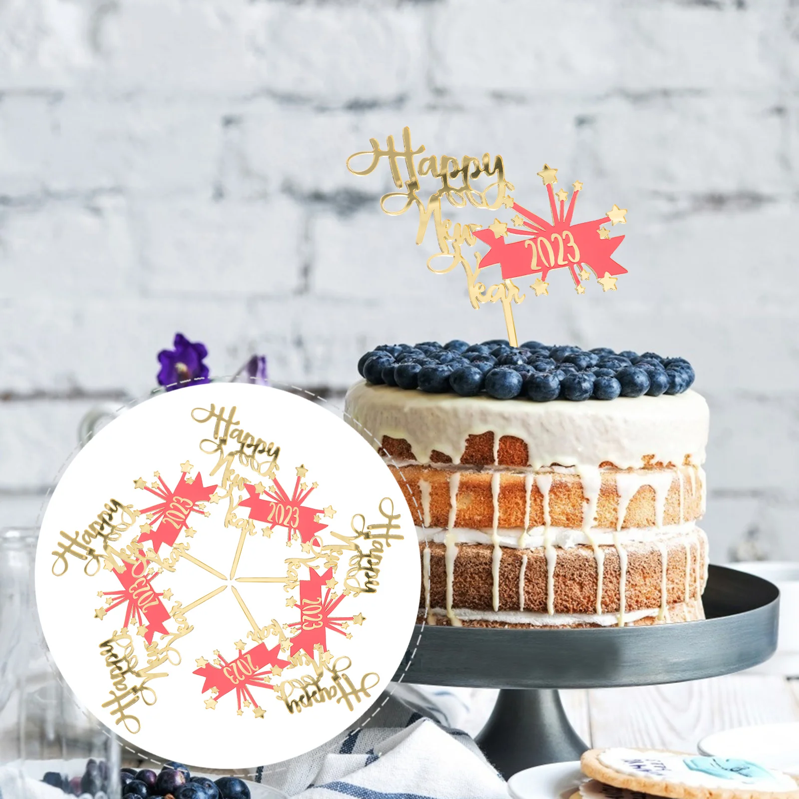 Cake New Year Topper Picks Party Decor Cupcake Decoration Muffin Happy Dessertdecorative Prime
Cake New Year Topper Picks Party Decor Cupcake Decoration Muffin Happy Dessertdecorative Prime