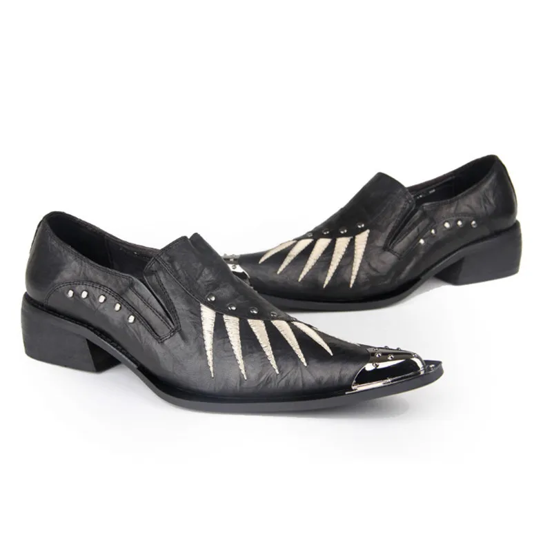 Christia Bella Pointed Toe Men Business Party Genuine Leather Shoes Rivets Embroidery Men Oxford Shoes Banquet Men Dress Shoes
Christia Bella Pointed Toe Men Business Party Genuine Leather Shoes Rivets Embroidery Men Oxford Shoes Banquet Men Dress Shoes